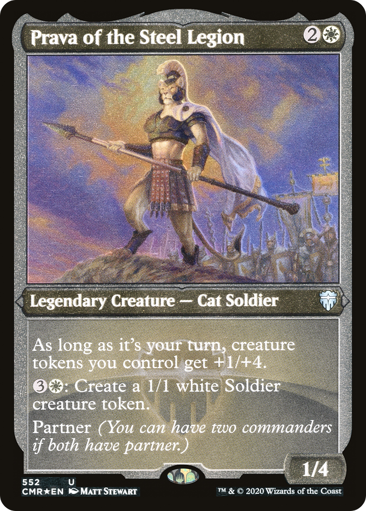 Prava of the Steel Legion (552) [Commander Legends]  Foil