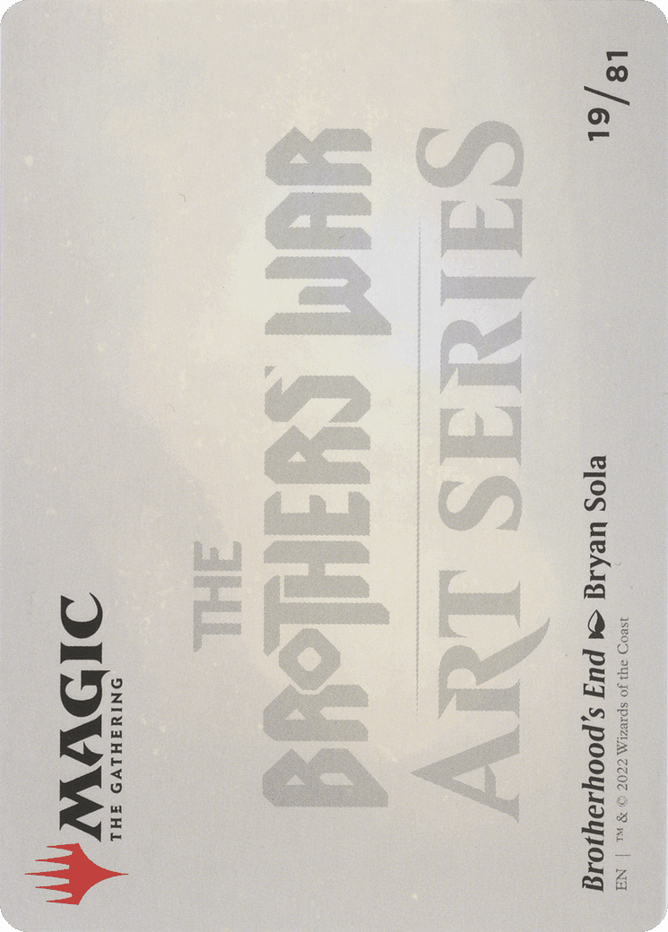 Brotherhood's End // Brotherhood's End (ABRO-019) - The Brothers' War Art Series (Borderless)