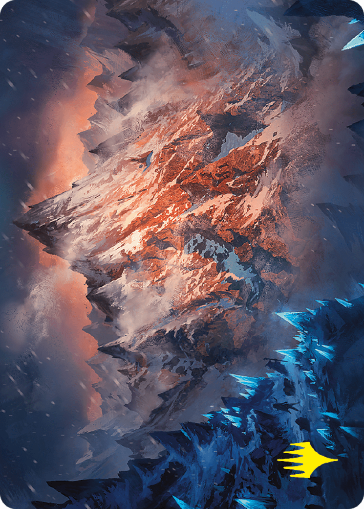 Mountain // Mountain (ALTR-031) - Tales of Middle-earth Art Series (Borderless) Foil