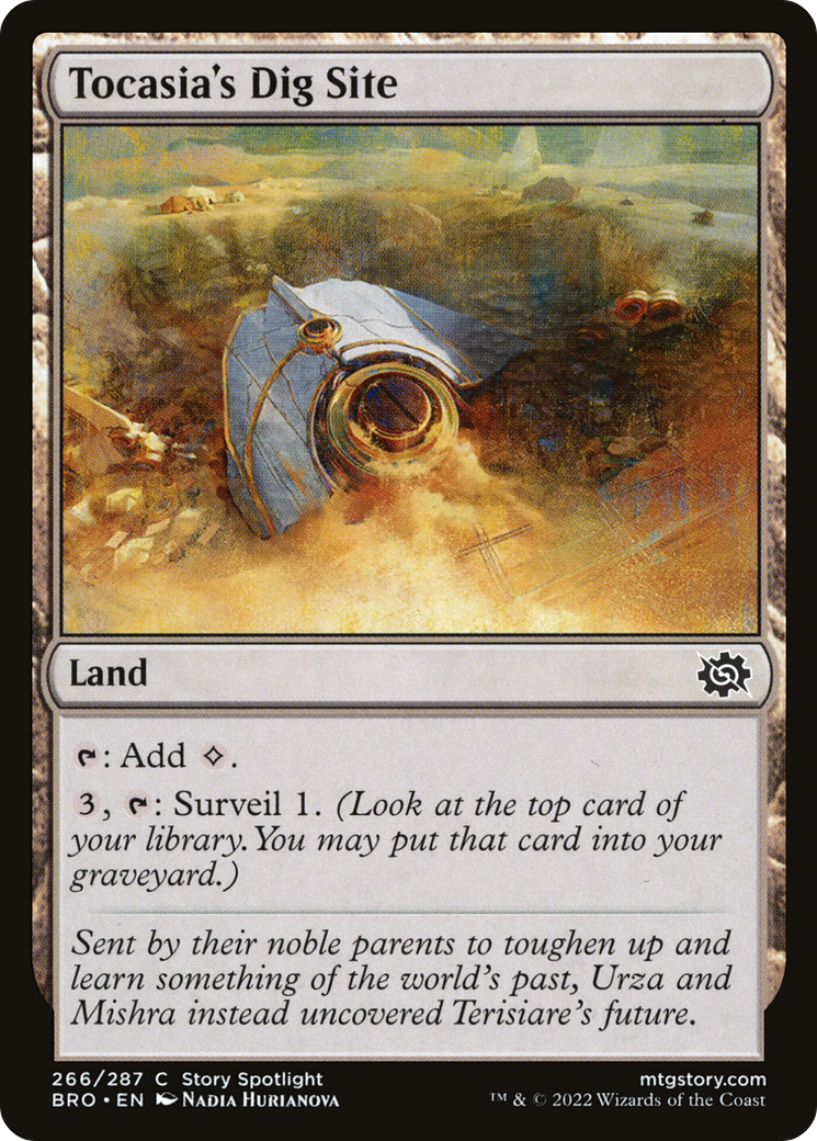 Tocasia's Dig Site [The Brothers' War] Foil