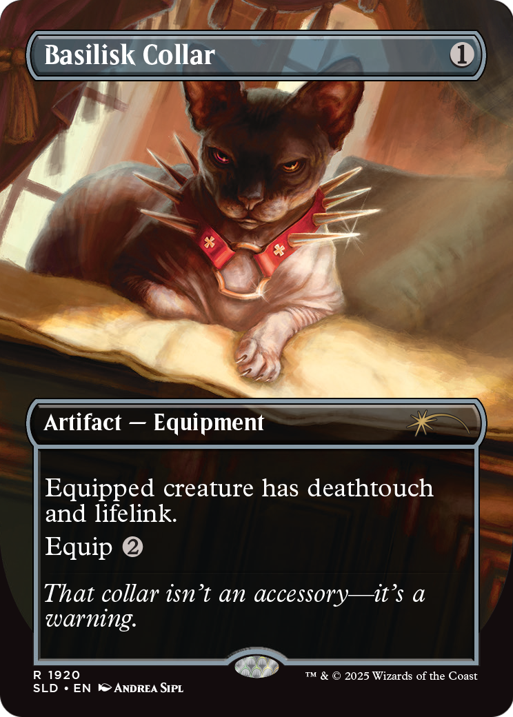 Basilisk Collar (1920) [Secret Lair Drop]  (Borderless) Foil