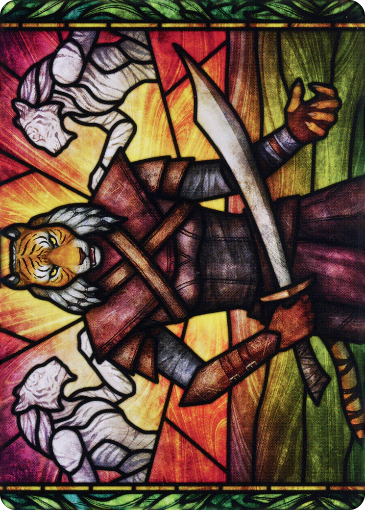 Zar Ojanen, Scion of Efrava // Zar Ojanen, Scion of Efrava (ADMU-080) - Dominaria United Art Series (Borderless) Foil