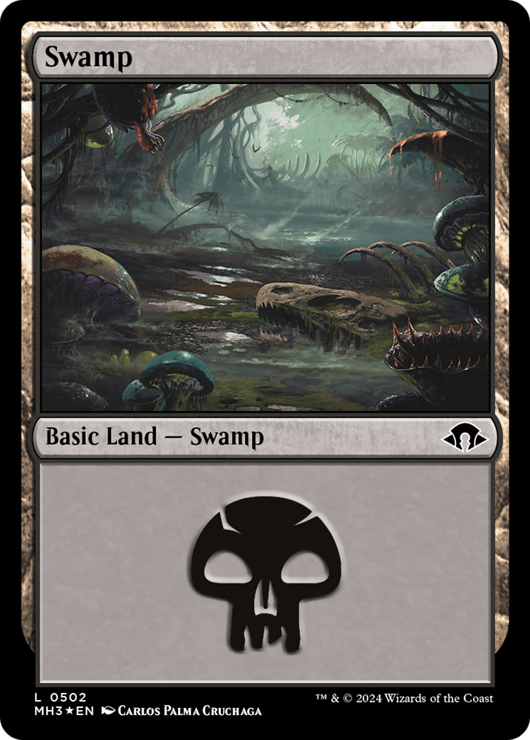 Swamp (0502) (Ripple Foil) [Modern Horizons 3]