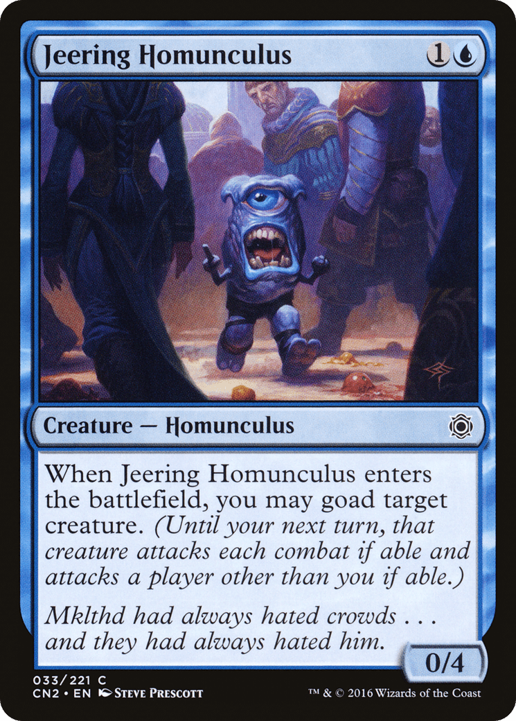 Jeering Homunculus [Conspiracy: Take the Crown] Foil