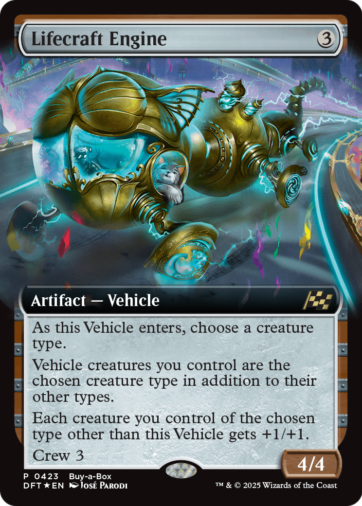 Lifecraft Engine (Extended Art) (423) [Buy-A-Box Promos]  Foil