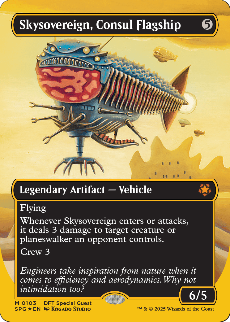 Skysovereign, Consul Flagship (First-Place Foil) (-103) [Special Guests]