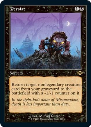 Persist (Retro Frame) (Foil Etched) |  Foil (400) [Modern Horizons 2]