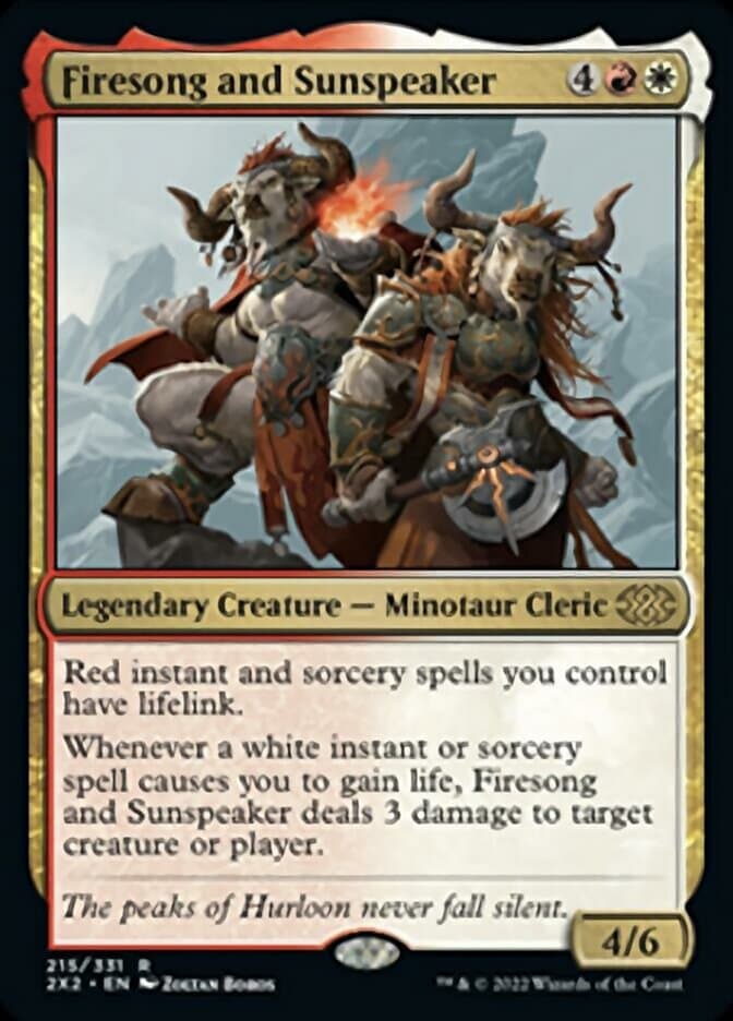 Firesong and Sunspeaker [Double Masters 2022] Foil