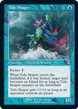 Tide Shaper (Retro Frame) (Foil Etched) |  Foil (394) [Modern Horizons 2]