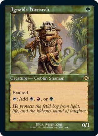 Ignoble Hierarch (Retro Frame) (Foil Etched) |  Foil (414) [Modern Horizons 2]