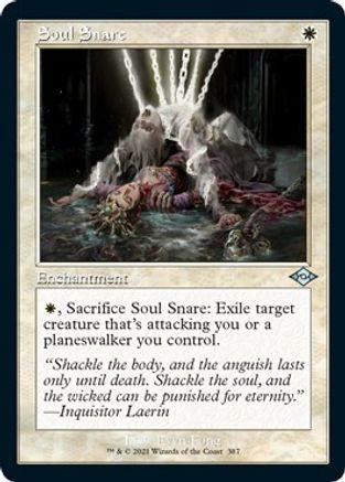 Soul Snare (Retro Frame) (Foil Etched) |  Foil (387) [Modern Horizons 2]