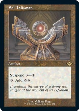 Sol Talisman (Retro Frame) (Foil Etched) |  Foil (432) [Modern Horizons 2]