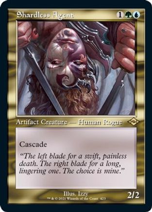 Shardless Agent (Retro Frame) (Foil Etched) |  Foil (423) [Modern Horizons 2]
