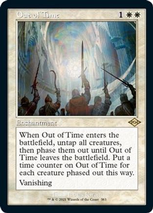 Out of Time (Retro Frame) (Foil Etched) |  Foil (383) [Modern Horizons 2]