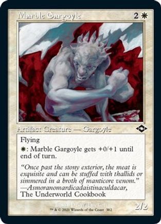 Marble Gargoyle (Retro Frame) (Foil Etched) |  Foil (382) [Modern Horizons 2]