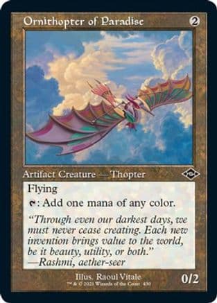 Ornithopter of Paradise (Retro Frame) (Foil Etched) |  Foil (430) [Modern Horizons 2]