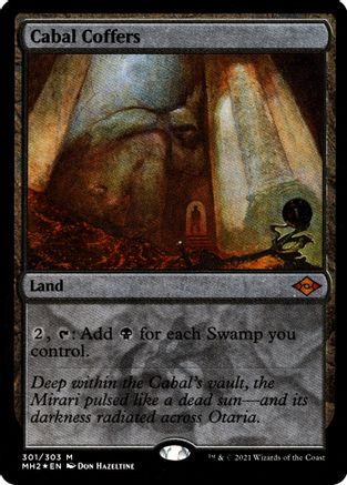 Cabal Coffers (Foil Etched) |  Foil (301) [Modern Horizons 2]