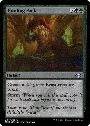 Hunting Pack (Foil Etched) |  Foil (284) [Modern Horizons 2]