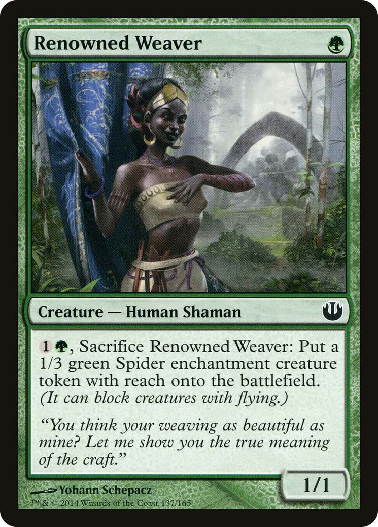 Renowned Weaver [Journey into Nyx] Foil