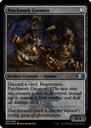 Patchwork Gnomes (Foil Etched) |  Foil (299) [Modern Horizons 2]