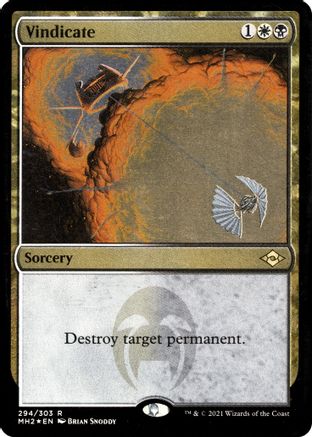Vindicate (Foil Etched) |  Foil (294) [Modern Horizons 2]