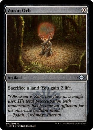Zuran Orb (Foil Etched) |  Foil (300) [Modern Horizons 2]