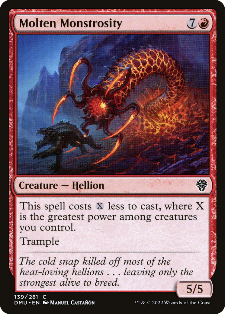 Molten Monstrosity [Dominaria United] Foil
