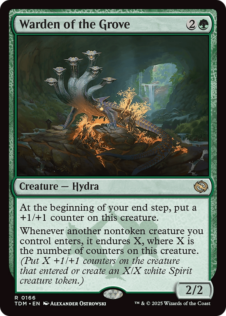 Warden of the Grove (166) [Tarkir: Dragonstorm]  Foil