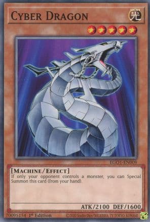 Cyber Dragon (EGO1-EN009) - Egyptian God Deck: Obelisk the Tormentor Unlimited