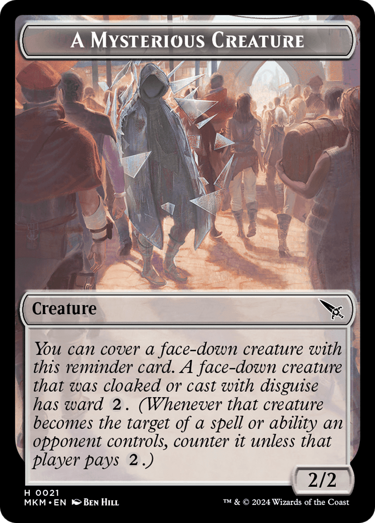 A Mysterious Creature (TMKM-021) - Murders at Karlov Manor Tokens