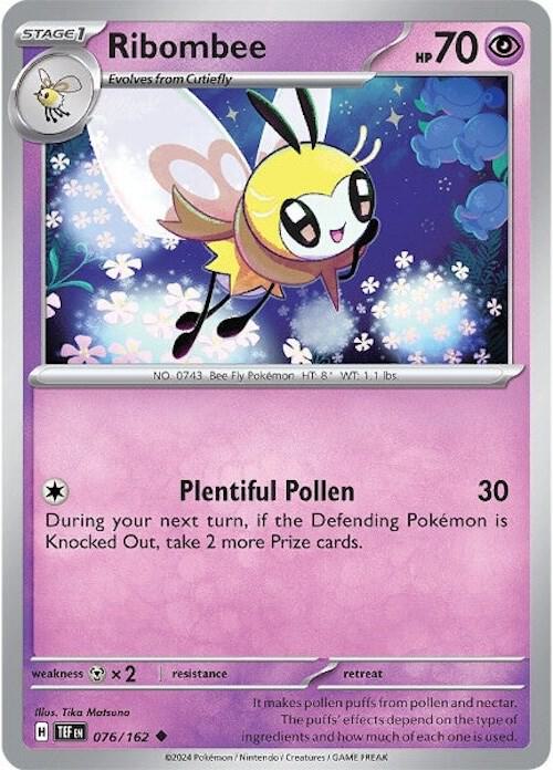 Ribombee 076/162 (SV05: Temporal Forces)  - Reverse Holofoil