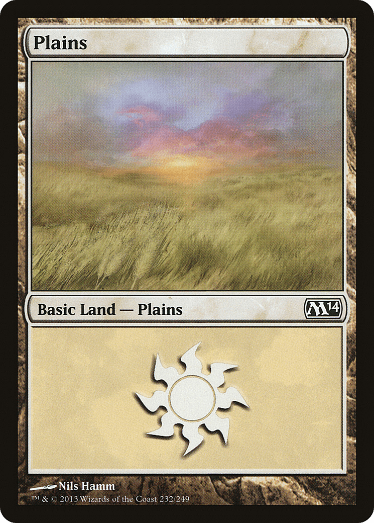 Plains (232) [Magic 2014] Foil
