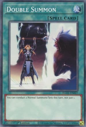 Double Summon (EGO1-EN027) - Egyptian God Deck: Obelisk the Tormentor Unlimited