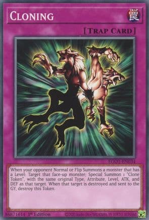 Cloning (EGO1-EN034) - Egyptian God Deck: Obelisk the Tormentor Unlimited