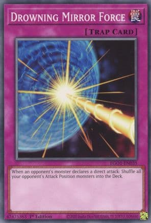 Drowning Mirror Force (EGO1-EN035) - Egyptian God Deck: Obelisk the Tormentor Unlimited
