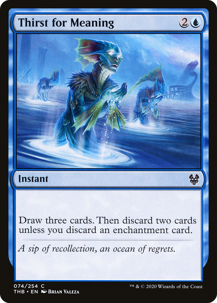 Thirst for Meaning [Theros Beyond Death] Foil