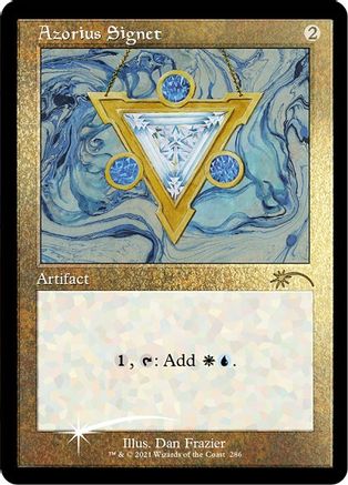 Azorius Signet (Foil Etched) (286) [Secret Lair Drop Series]  Foil