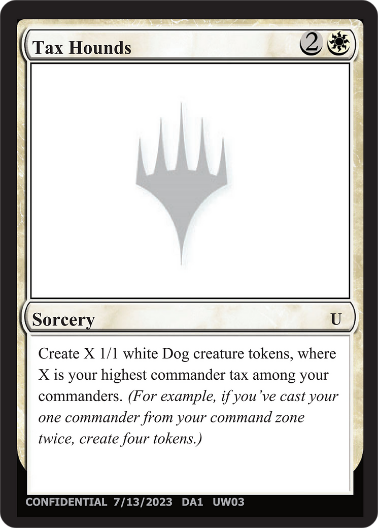 Tax Hounds (DA1-UW03) - Unknown Event
