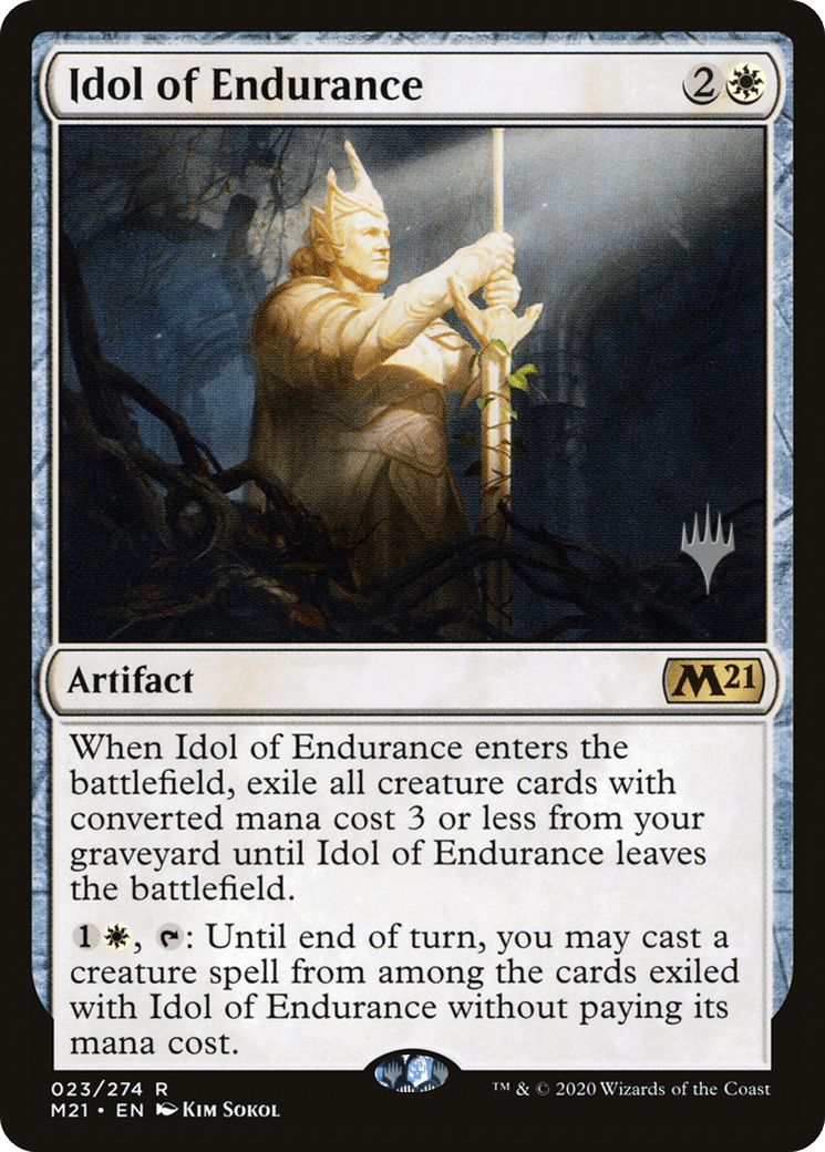 Idol of Endurance (Promo Pack) [Core Set 2021 Promos] Foil
