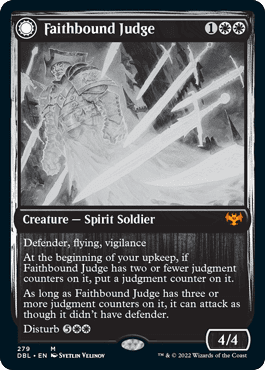 Faithbound Judge // Sinner's Judgment [Innistrad: Double Feature] Foil