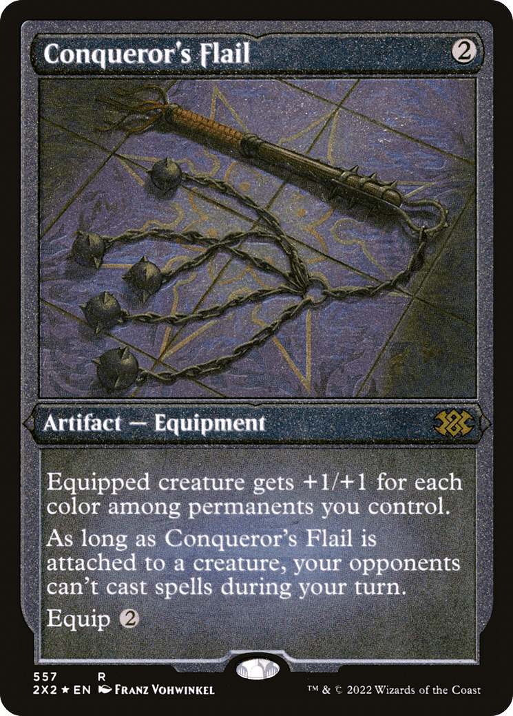 Conqueror's Flail (Foil Etched) |  Foil (557) [Double Masters 2022]