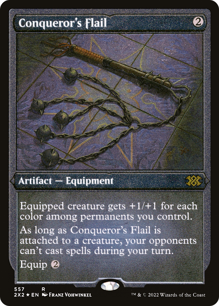 Conqueror's Flail (Foil Etched) |  Foil (557) [Double Masters 2022]