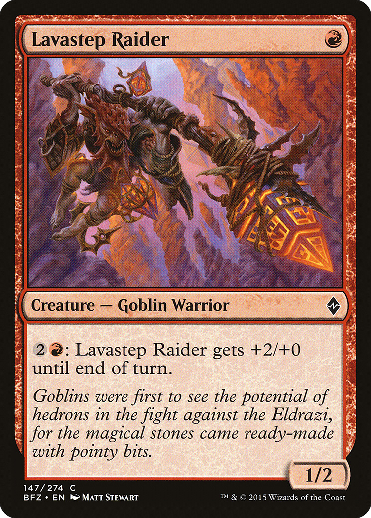 Lavastep Raider [Battle for Zendikar] Foil