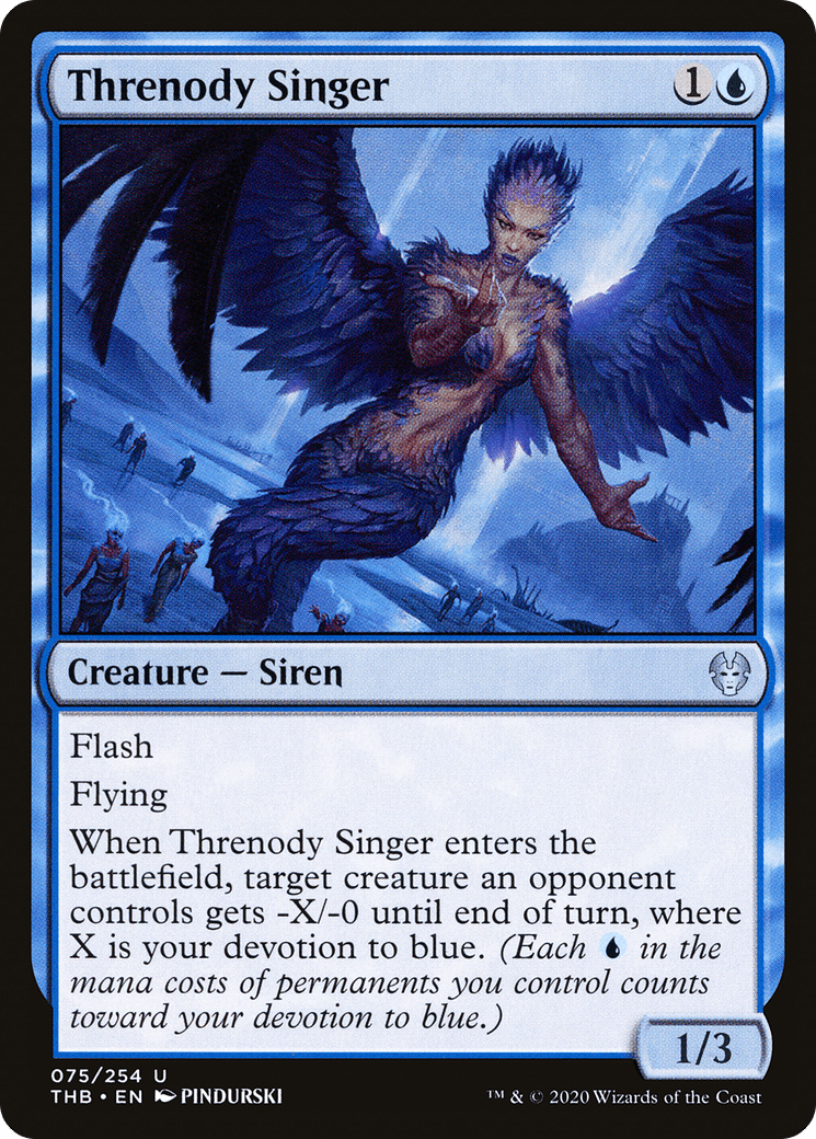 Threnody Singer [Theros Beyond Death] Foil