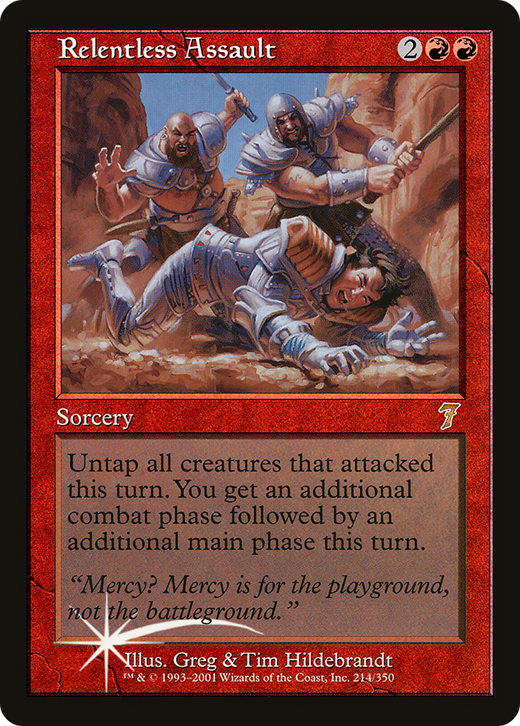 Relentless Assault [Seventh Edition] Foil