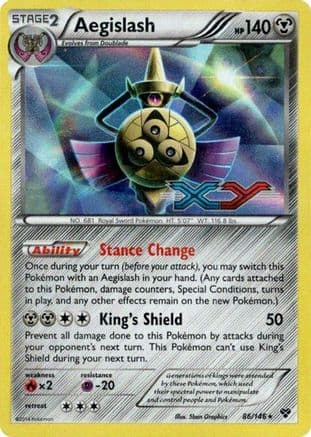 Aegislash (Prerelease) 86/146 - XY Promos Holofoil