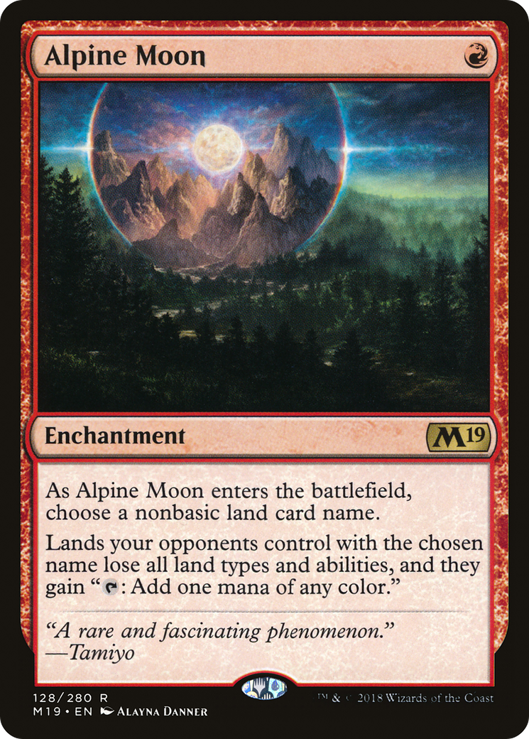 Alpine Moon [Core Set 2019] Foil