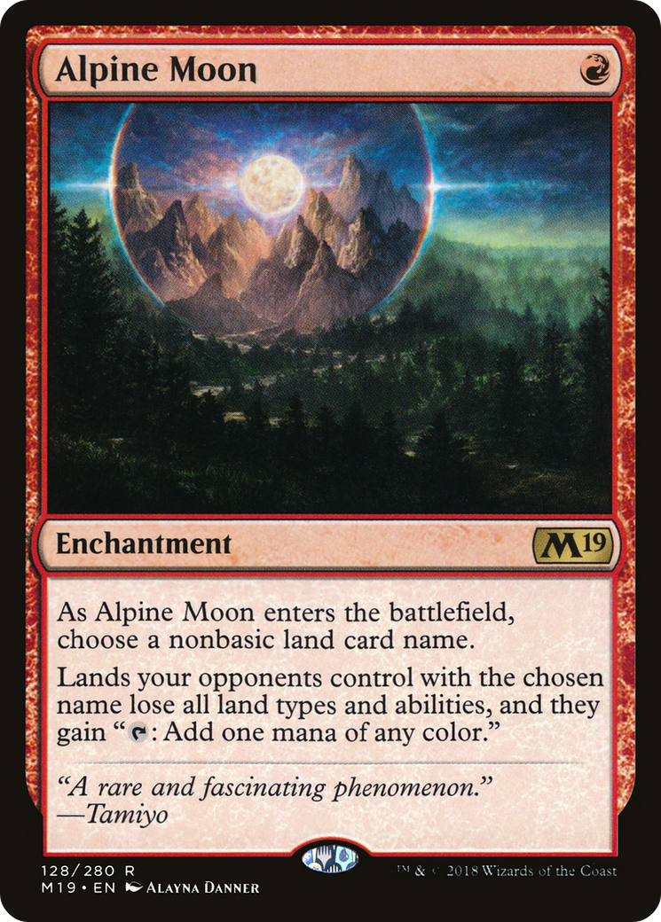 Alpine Moon [Core Set 2019] Foil