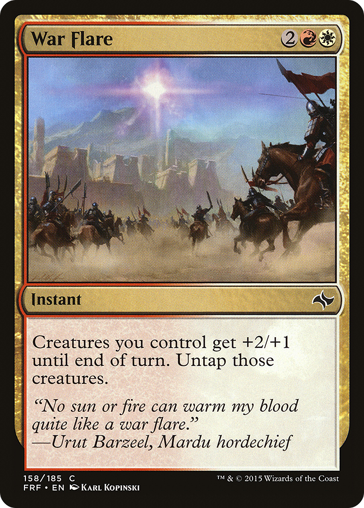 War Flare [Fate Reforged] Foil