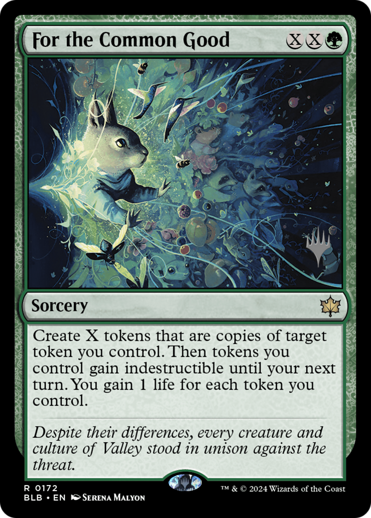 For the Common Good (Promo Pack) [Bloomburrow Promos] Foil